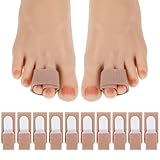 Wanmu 10 Stück Stoff Hammerzehenkorrektor, Wiederverwendbare...