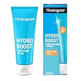 Neutrogena Hydro Boost Aqua Fluid LSF 25 (50ml), leichte Gesichtspflege &...