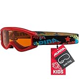 ALPINA CARVY 2.0 - Beschlagfreie, Extrem Robuste & Bruchsichere Skibrille Mit...