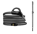 HouseVac Premium Saugschlauch für Zentralstaubsauger Länge 7.5m und...
