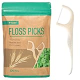 Y-Kelin Zwei-Faden Zahnseide-Sticks – 100 Stück, umweltfreundliche...