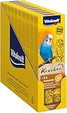 Vitakraft Kräcker, mit Ei und Grassamen, Knabberstangen für Sittiche und...
