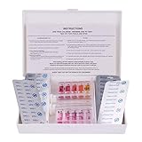 Blueborn Pooltester Set Wassertester für Chlor, Brom & PH inkl 10x DPD1 10x...