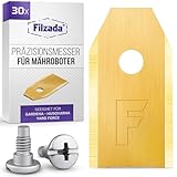 Filzada® 30x Mähroboter Messer LONGLIFE inkl. Schrauben - Ersatzmesser für...