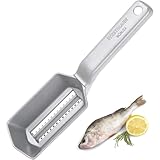 Westmark Fischentschupper mit Schuppenauffangschale, Aluminium,...