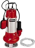 Einhell GC-DP 1340 G Schmutzwasserpumpe (1300W, Ø40mm Fremdkörper, 23.000L/h...