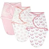 AYBUY Pucksack Baby, 0–3 Monate Schlafsäcke für Neugeborenen, Bio-Baumwolle...