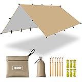 Ultraleicht Tarp 3x4 Wasserdicht Zeltplane Wasserdicht mit ösen...