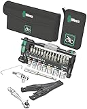 Wera 05004183001 Bicycle Set 3 A, Fahrrad Steckschlüsseleinsatz Satz mit Bit...