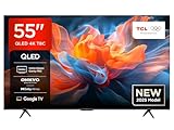TCL 55T8C 55 Zoll QLED 4K HDR UHD Fernseher, Smart Google TV Dolby Vision &...