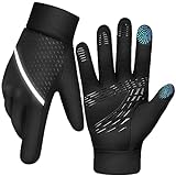 Warme Winterhandschuhe Thermo Laufhandschuhe Winddicht - Touchscreen Handschuhe...