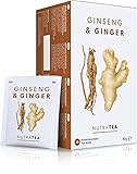 Nutra Tea Ginseng & Ginger - fördert Verdauung & Leistungsfähigkeit, Ingwertee...