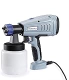 WORKPRO Elektrische Farbspritzpistole 550W, 1200 ML/Min Durchfluss, Farbsprüher...