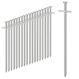 YAOBLUESEA 50x Zeltheringe aus Stahl, 23cm Lange Anti-Rost Heringe Erdnägel...
