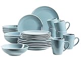 MÄSER 931770 Serie Elissa Modernes Geschirr Set für 6 Personen in Türkis mit...