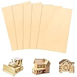 Chutoral 5 Stcke Balsaholz Platte,300 x 200 x 1.5 mm Rohlinge Balsa Holz Platten...