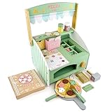 MERKAN, Pizza-Backset, für Kinder, Holz Pizzaöfen, Pizzastücke, versch....