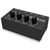 Best Price Square Headphone Amplifier, 4 CH Stereo HA400 by BEHRINGER