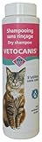 Vetocanis | Katzenshampoo | Trockenshampoo in Pulver | absorbiert...