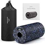 EVEREST FITNESS Faszienrolle Wirbelsäule 30 cm mittel-hart in schwarz/blau...