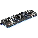 Hercules DJControl Starlight - Tragbarer 2-Deck DJ-USB-Controller mit 8 Pads,...