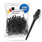 Tamay Dartspitzen Kunststoff 1000 Stück Premium Softdart Spitzen I Key Version...
