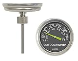Outdoorchef Grillthermometer bis 400 °C | Deckelthermometer Klassisch mit extra...