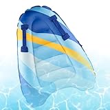Aufblasbares Bodyboard für Kinder mit Griffen, Sicherheits-Design,Faltbar...