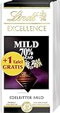 Lindt Schokolade EXCELLENCE Mild 70 % Kakao, 3er Bundle | 3 x 100 g Tafel |...