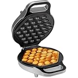 Clatronic® Waffeleisen für trendige Bubble-Waffeln | Bubble Waffeleisen mit...