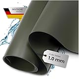 TeichVision - Premium PVC Teichfolie olivgrün - Stärke 1 mm - 2 m x 1 m/PVC...