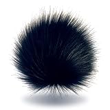 Wohnkult 15-17 cm Kunstfell Bommel Pelzbommel Fellbommel Pompon mit Faden für...