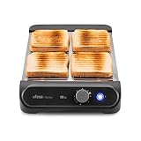 Ufesa Flacher Toaster Barley, 900W mit 3 Quarz-Heizelementen, Horizontaler...