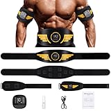 EMS Bauchmuskeltrainer,Bauchmuskeltrainer Elektrisch,EMS trainingsgerät mit 10...