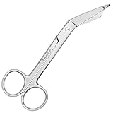 May Sicherheitsschere 14,5 cm – Mehrzweck-Schere aus Edelstahl, rostfrei &...