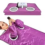 MINENICE Infrared Sauna Blanket, 2 Zone Infrarot Saunadecke mit Abnehmbaren...
