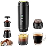FNITAER Mini kaffeemaschine für unterwegs, 3 in 1 akku kaffeemaschine, auto...