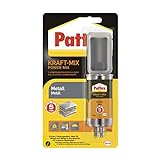 Pattex Kraft-Mix Metall, metallfarben aushärtender 2-Komponenten Epoxy Kleber...
