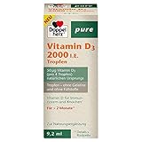 Doppelherz pure Vitamin D3 Tropfen – Vitamin D trägt zur normalen Funktion...