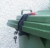 2er Set - CTS Mülltonnenschloss - bis 360 Liter mit Griffmuldendeckel