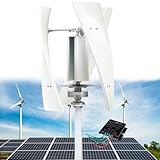 6000W Niedriggeräusches Home Vertikaler Windergie Turbinen Generator Kit 6KW...
