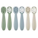 PandaEar 6er Set Lernlöffel für Baby, Starter Breilöffel Fütterlöffel...