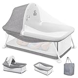 Growaystory Baby Reisebett,Portable Reisebettzelt,Kinderbett Klein...