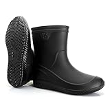 Jesindr Gummistiefel Gummischuhe Herren, Protective Wasserdicht Anti-Rutsch...