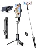 Selfie Stick mit Abnehmbarer Handyhalterung,106 cm Ausziehbares Handy Stativ mit...