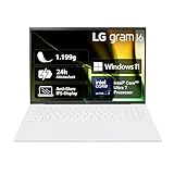 2024 LG gram 16 Zoll Notebook - 1199g Intel Core Ultra7 Laptop (16GB RAM, 1TB...