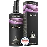 Satin Naturel Retinol Serum 100ml - Retinol hochdosiert mit Hyaluron + BIO Aloe...