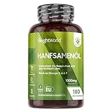 Hanfsamenöl Softgels - Omega 3, 6 & 9 Fettsäuren - Alternative zu Fischöl -...