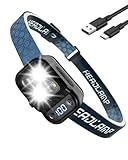 Maxesla LED Stirnlampe Wiederaufladbar mit 70° Winkeleinstellung,...