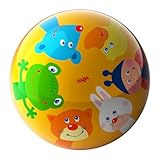 HABA Kinderball Tierfreunde – 14 cm bunter Ball mit Ventil – Fördert...